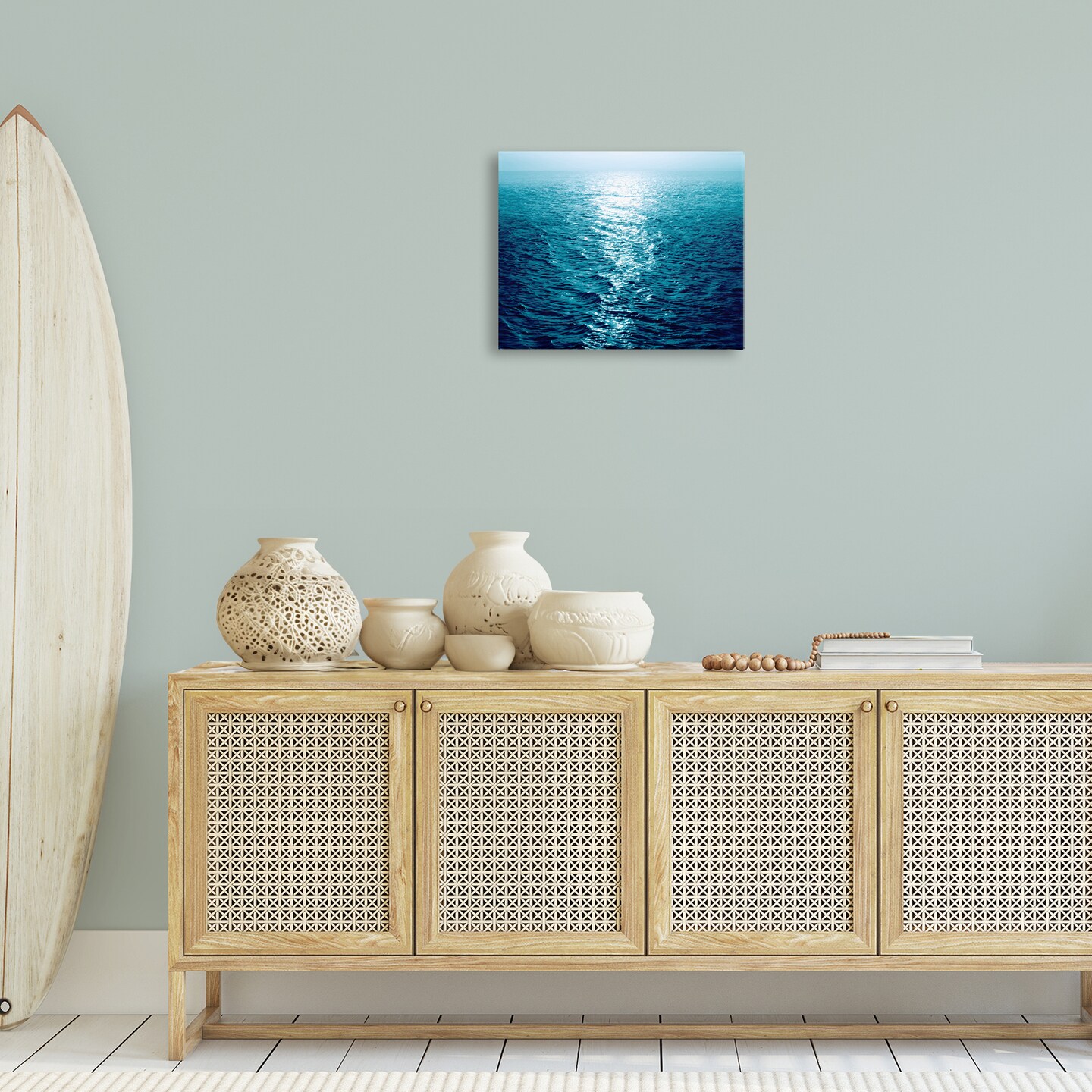 Stupell Industries Sun Reflected Ocean Ripples Canvas Wall Art Design by Maggie Olsen