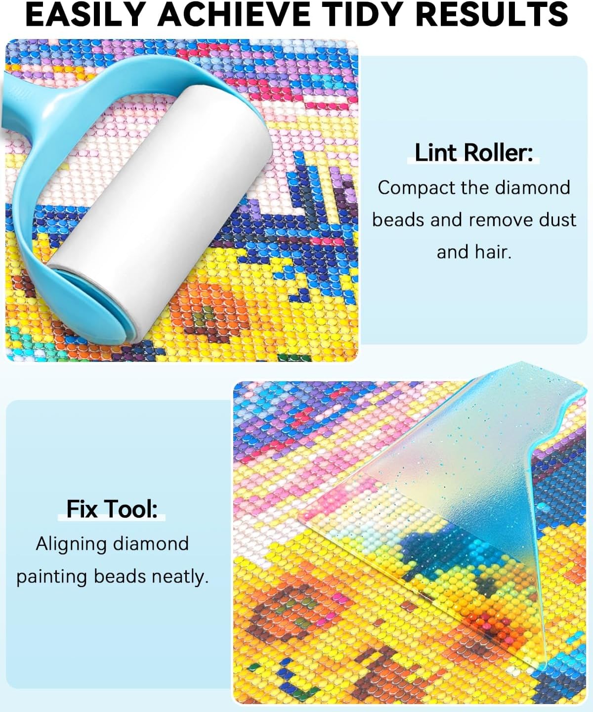 16 oz Diamond Art Sealer Kit with Large-Capacity Glue for Crafts