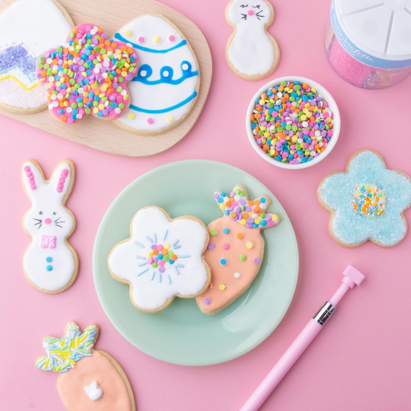 Cookie Cutter Kingdom, Cookie Cutters plus Sprinkles, Baking, Cake Decorarting, Mold for Cakes Biscuits and Sandwiches (Easter)