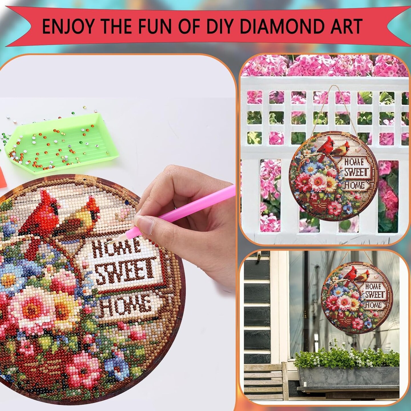 Adults DIY Art Projects MAXBYE Diamond Art Kits For Adults - 5D Full ...