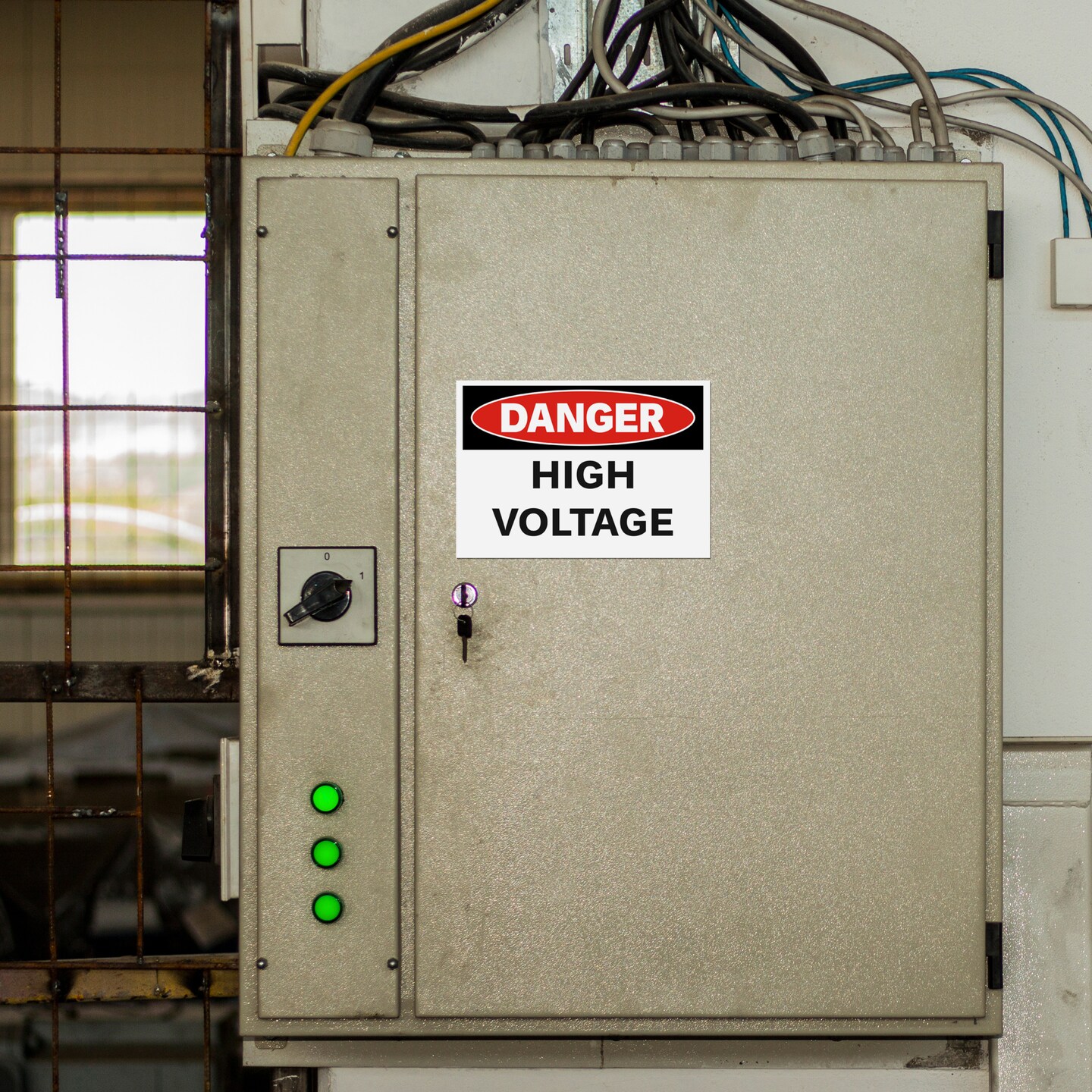 Avery High Voltage Labels, Waterproof, UV Resistant, Preprinted, 3.5" x 5", 40 Warning Decal Labels