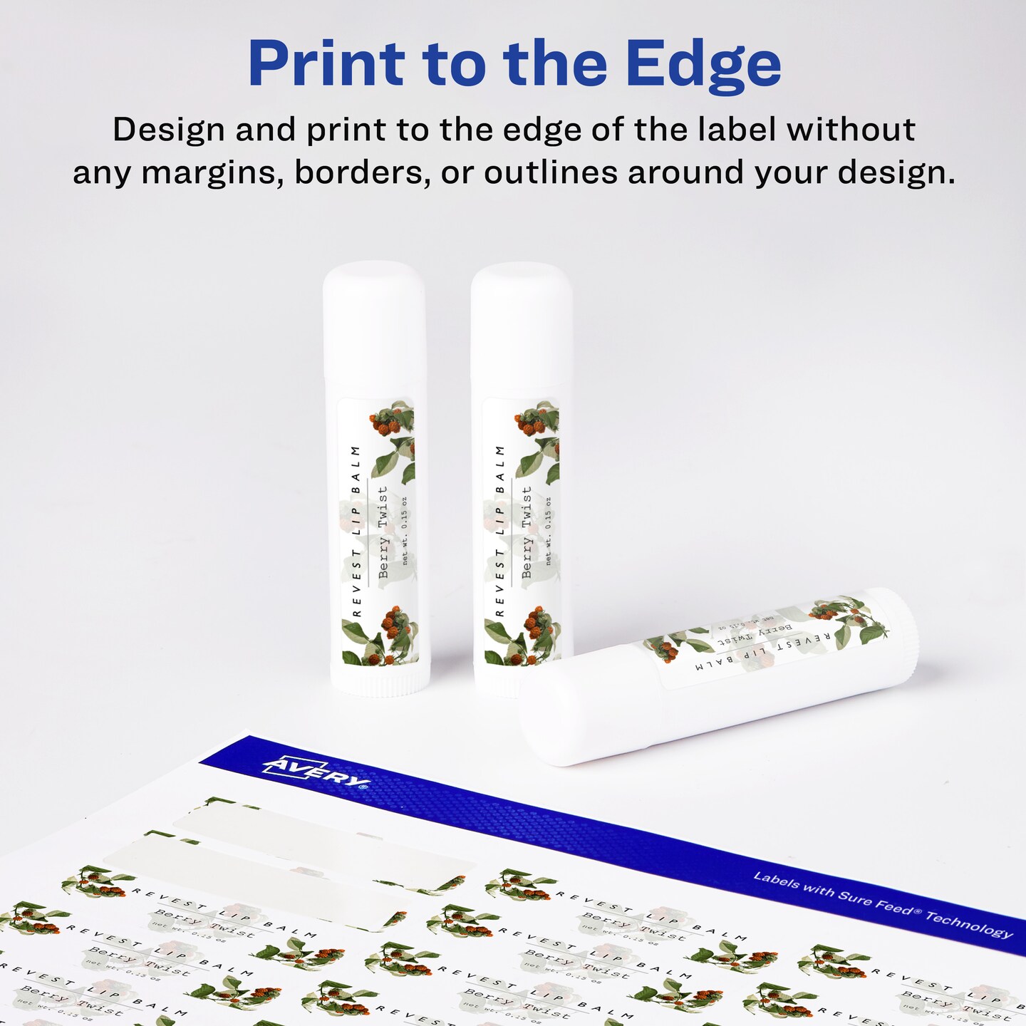 Avery Durable Waterproof Rectangle Labels with Sure Feed, 2/3" x 1-3/4"