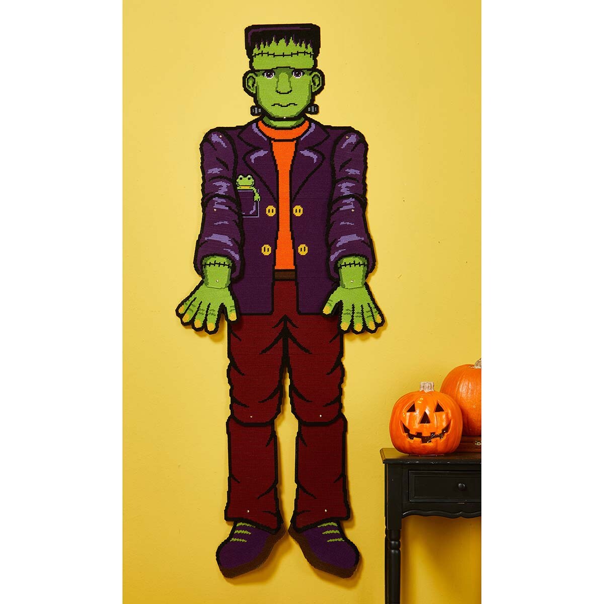 Herrschners  Frankie Fun Wall Hanging Plastic Canvas Kit
