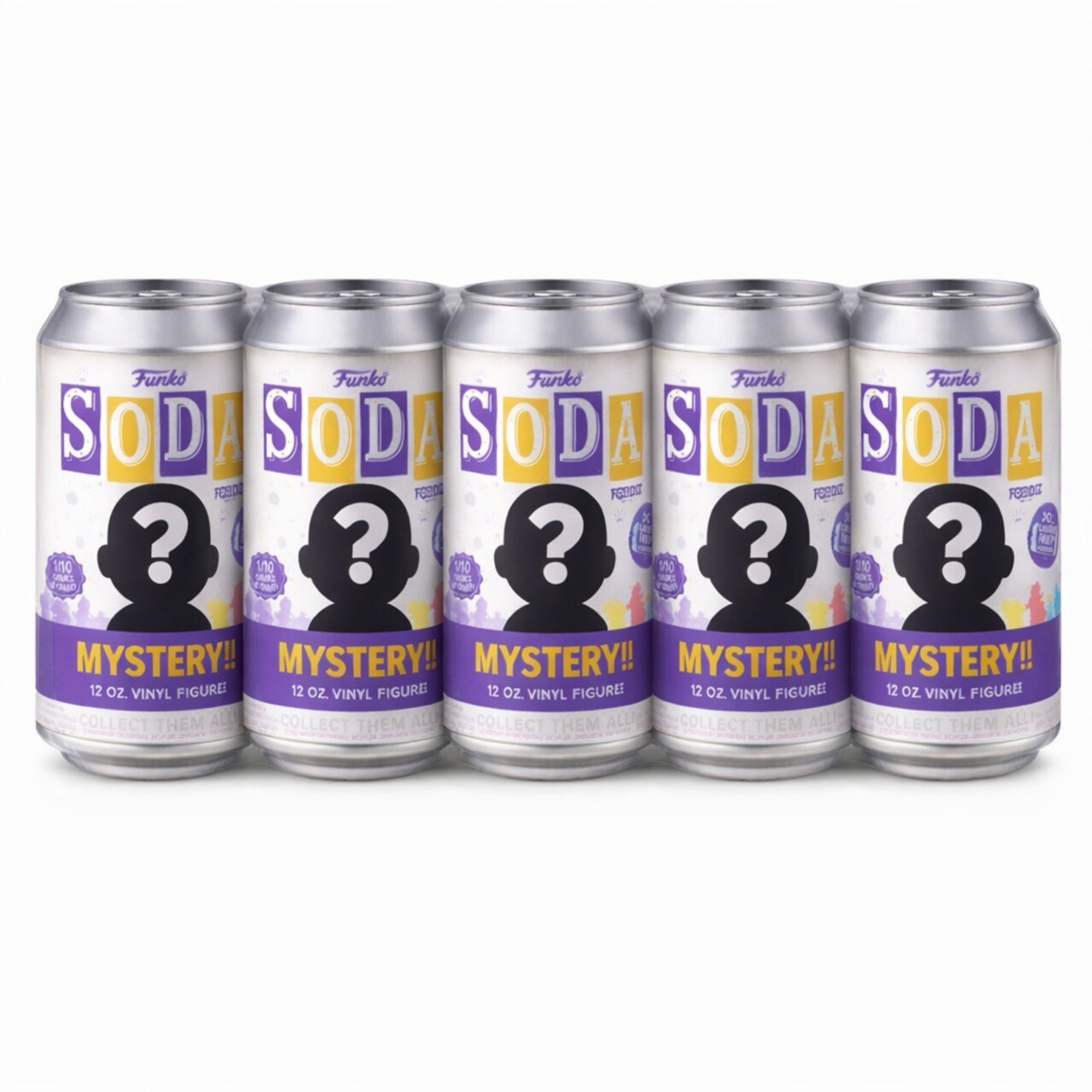 Set of 6 Surprise Mystery Funko Soda Figure Randomly Selected