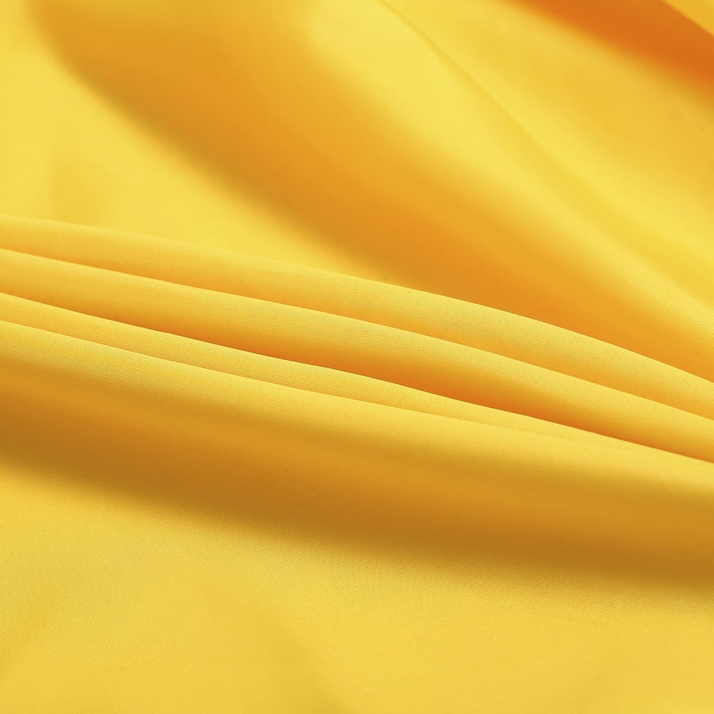 Yellow Pure Solid Colour Pleated Fan Flag Bunting 3 x 6 Ft Colour Pleated 2 Pcs Fan Flag Banner Indoor/Outdoor/Front Porch Decorations