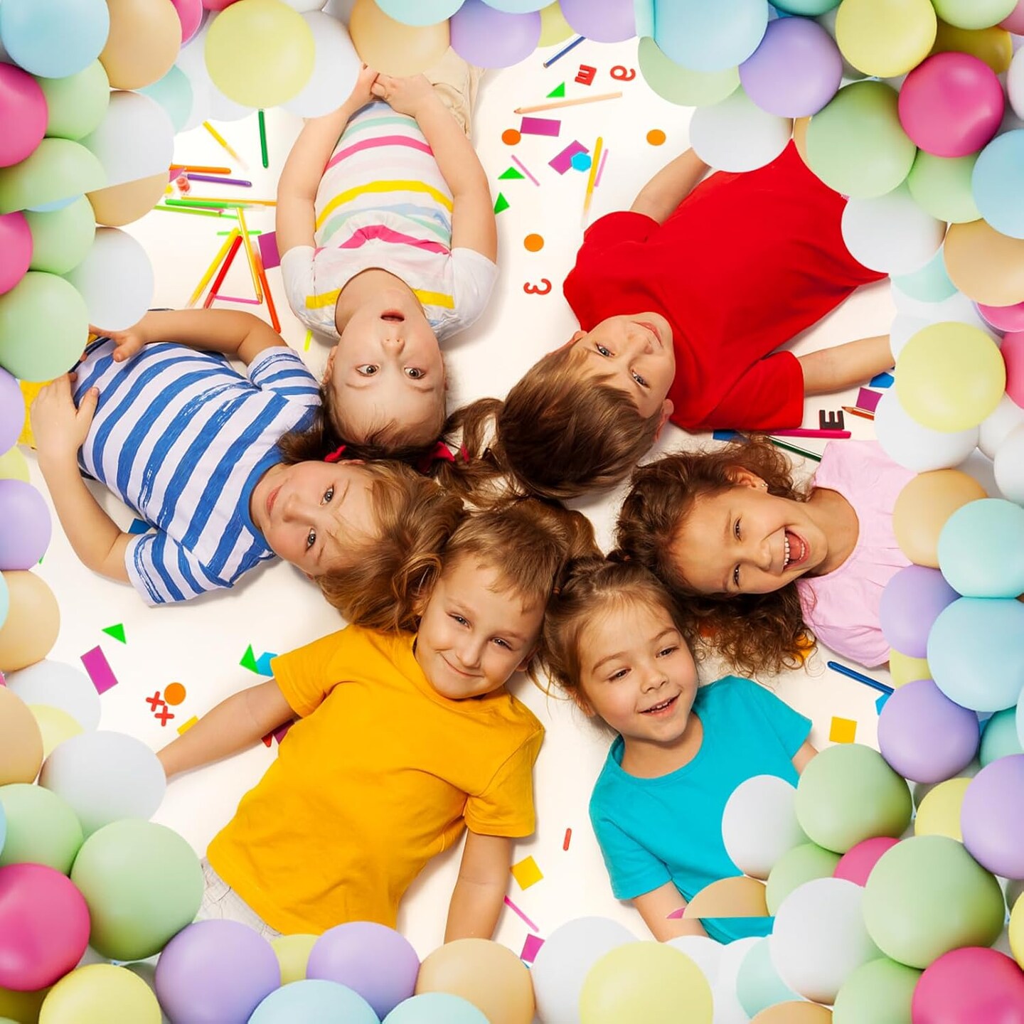 Colorful Multicolor Macaron Latex Party Balloons(Rainbow Balloons)