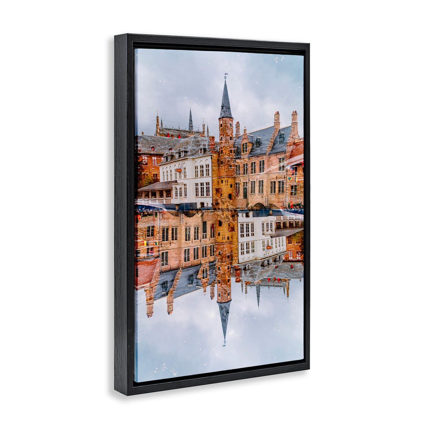 Stupell Industries Historical Architecture Reflection Floating Frame, design by Robin Vandenabeele