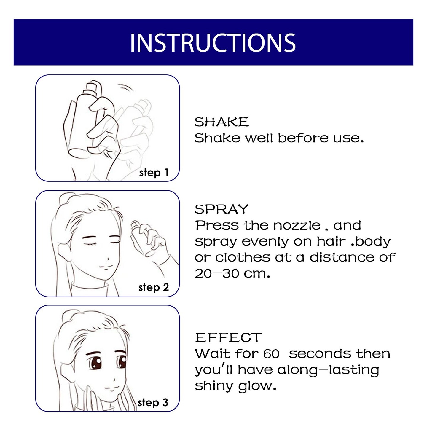 Jaysuing Brightening Glitter Spray Collarbone Hair Halloween Party Nightclub Dress Film Highlighter Spray Powder