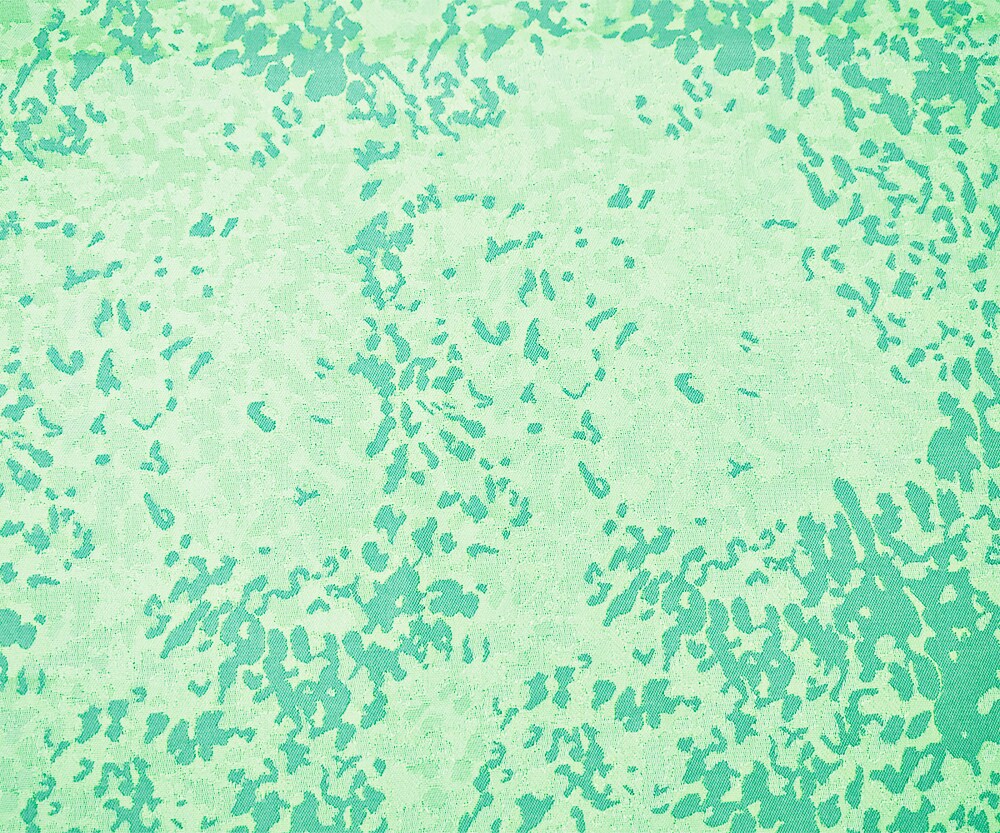 Teal-White-Cool Gray Polyester Abstract Camouflage Jacquard Woven Fabric By the Yard