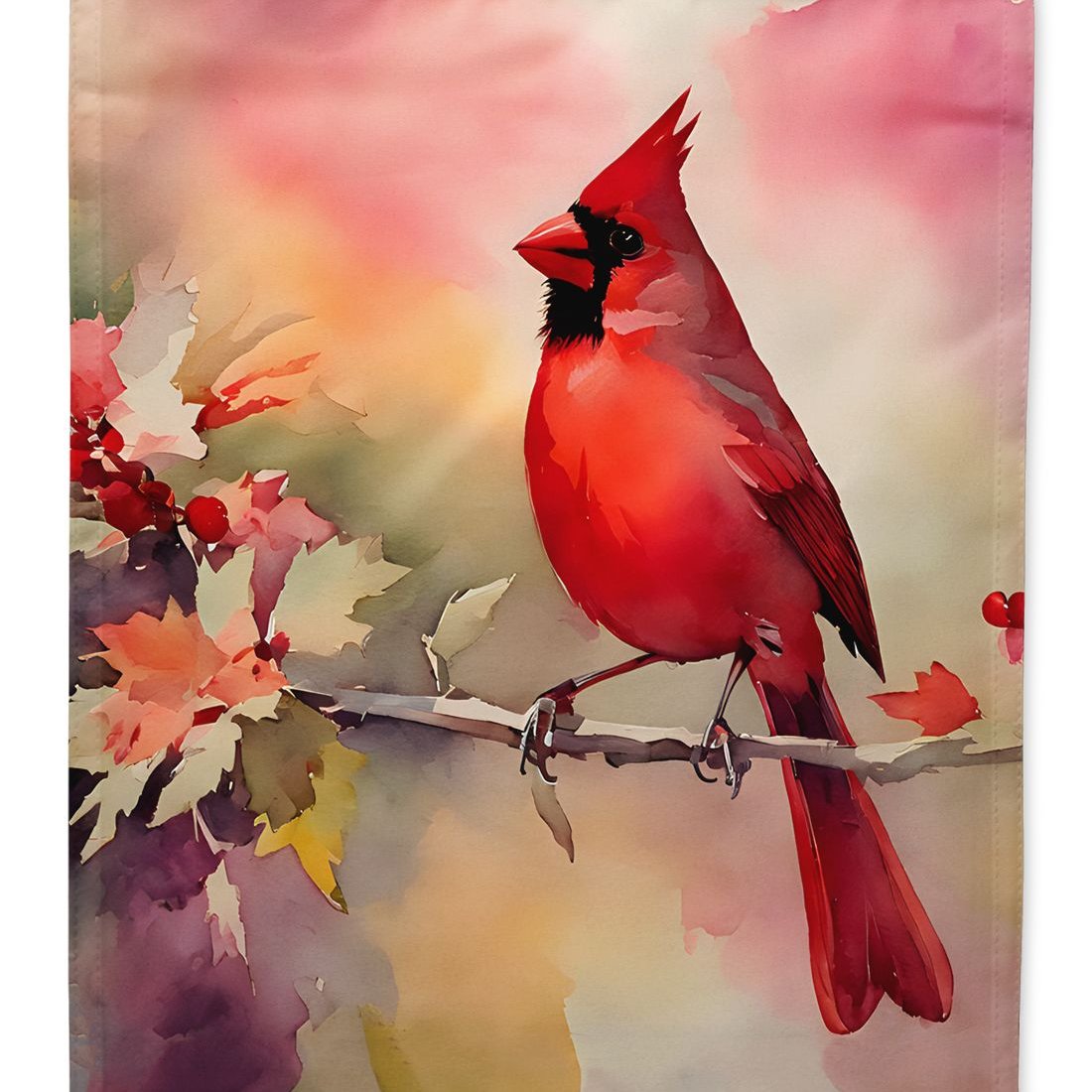 Edge Collections - 11 1/4" X 15 1/2" - Multicolor - Garden Cardinal Garden Flag Decorative Yard - 1 Piece