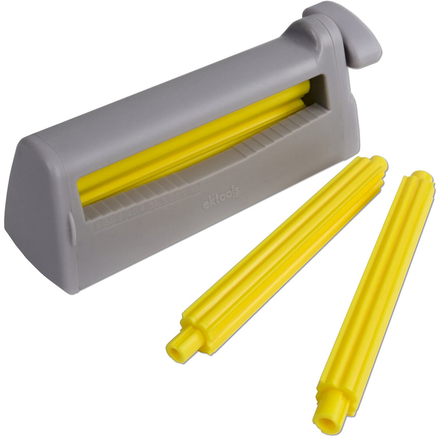 EK Tools Paper Crimper - Craft Tool for Paper Crafting, Scrapbooking, and Making Party Decor Rosettes - Includes Crimping Machine and Two Roller Sets (1/2-inch and 1/4-inch)