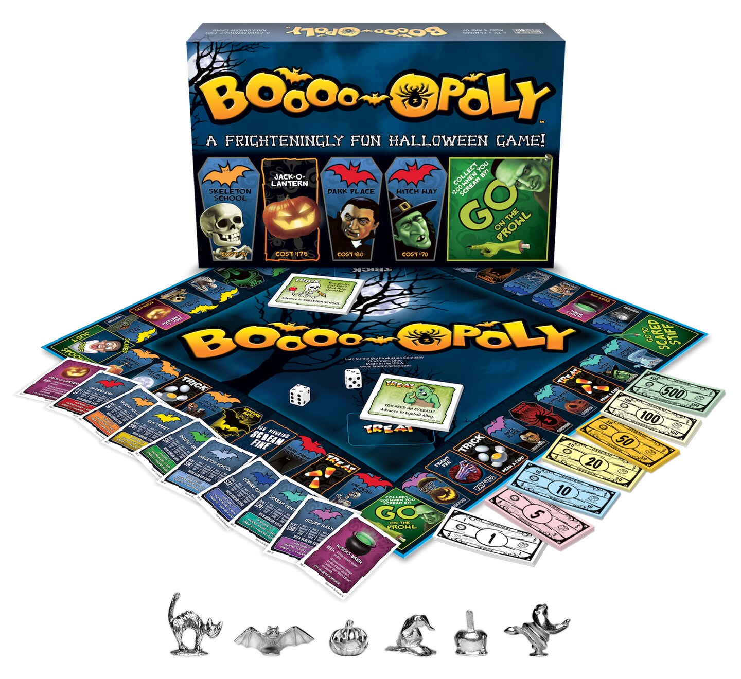 Late for the Sky: Boooo-Opoly Monopoly Board Game