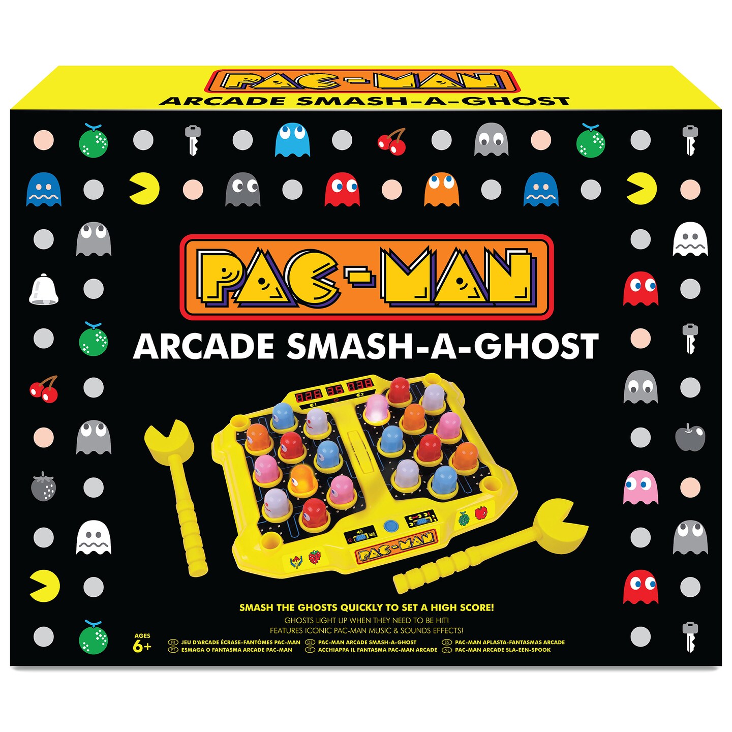 Pac-Man: Arcade Smash-A-Ghost - Premium Series, Lights & Sounds ...