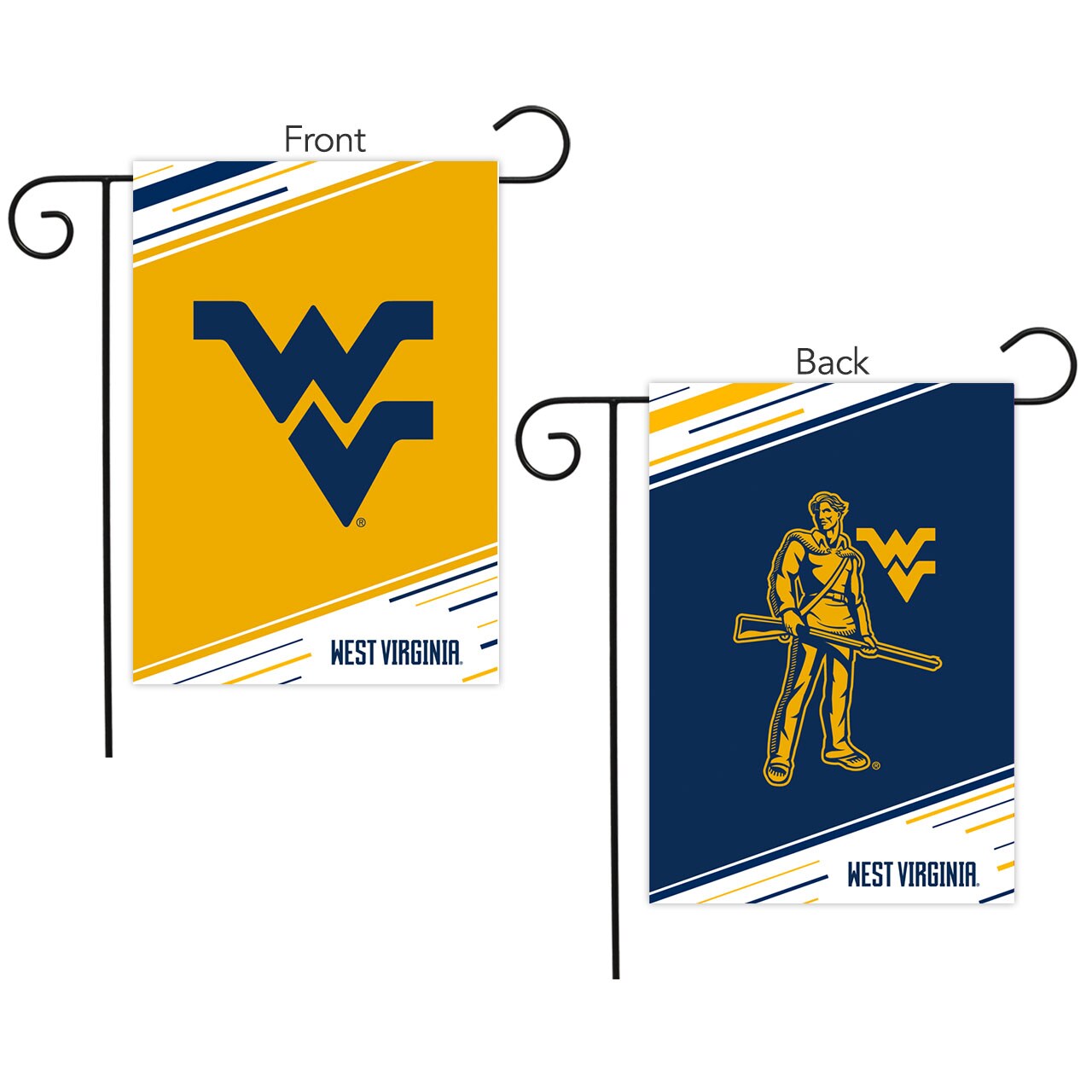 West Virginia University NCAA Licensed Double-Sided Garden Flag