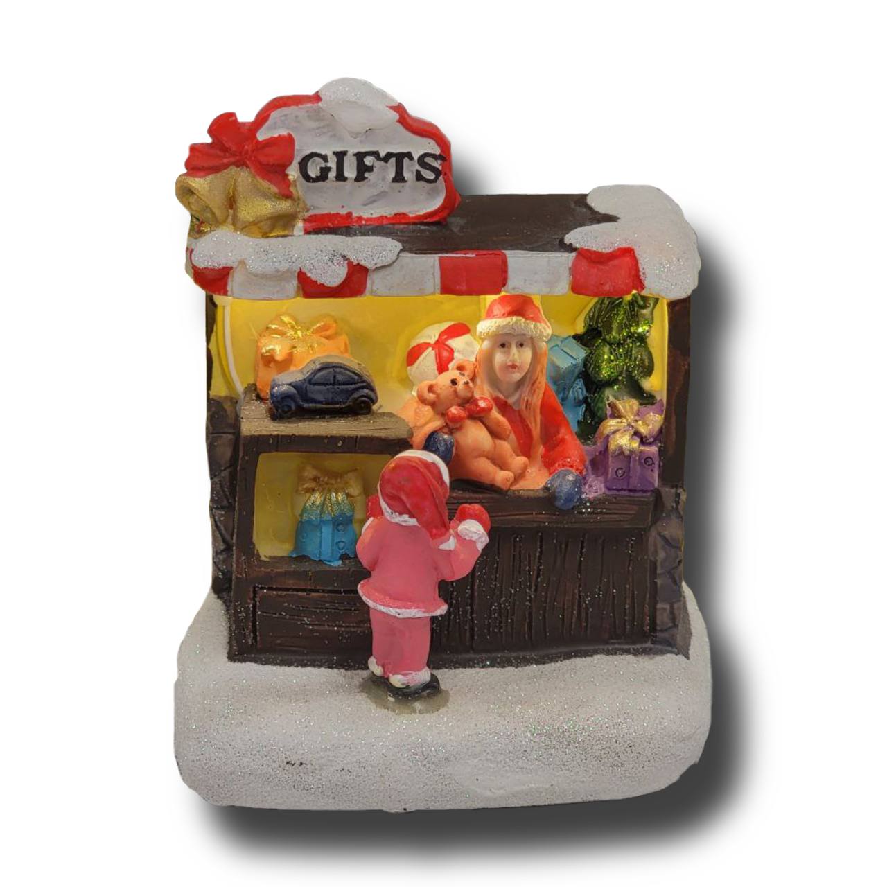 Gift Shop Christmas Miniature. Christmas Village