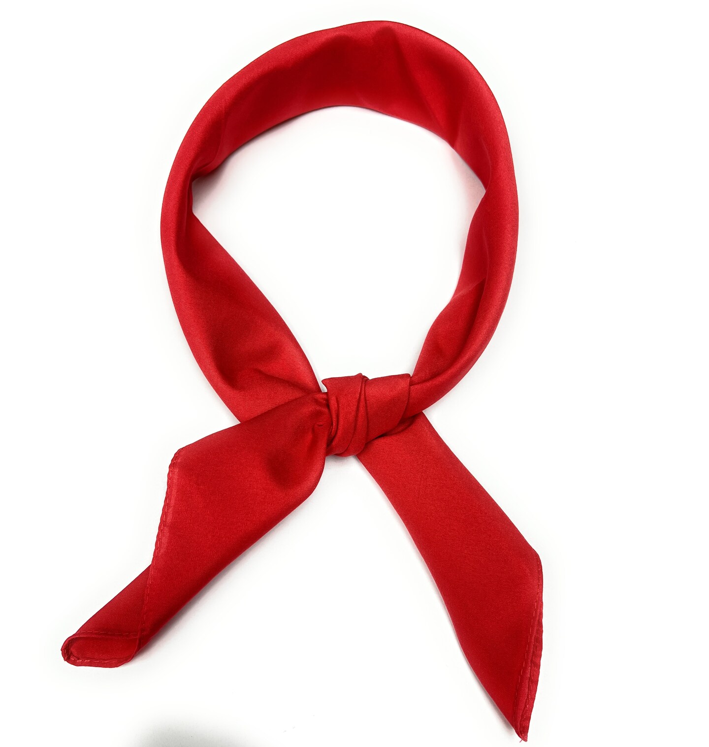 Pack of 12 Solid Ribbon Scarves, Head Neck Pocket Square Scarf