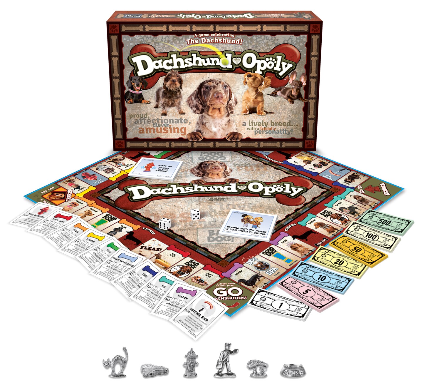 Late for the Sky: Dachshund-Opoly Monopoly Board Game