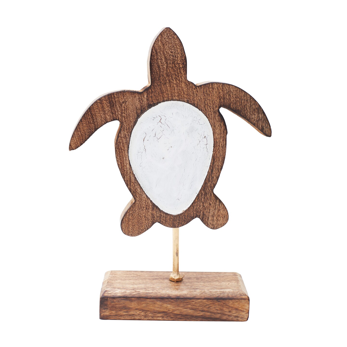 White Sea Turtle Figurine