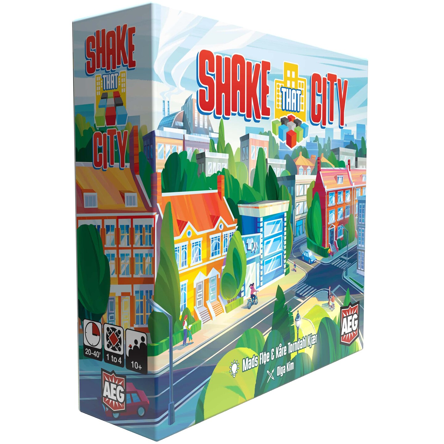Shake That City Dexterity City Building Board Game, Alderac