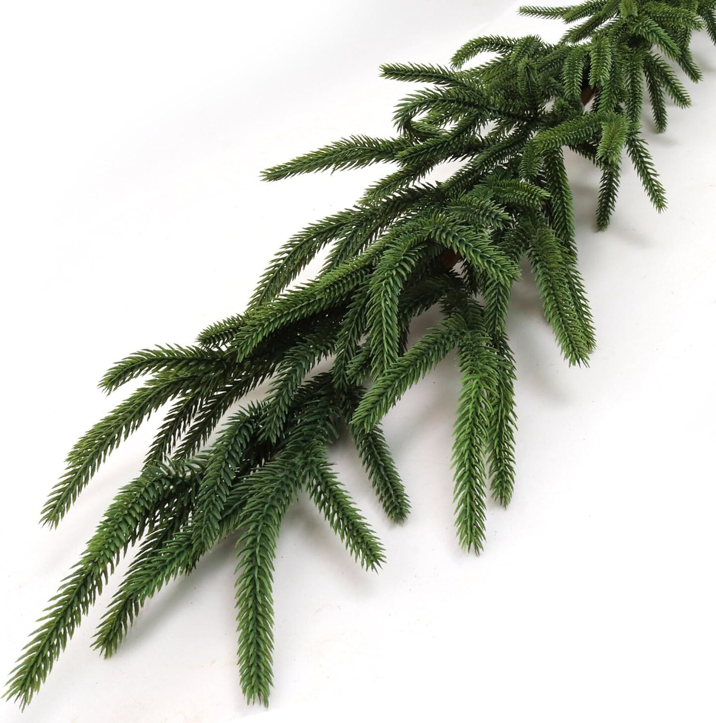 6&#x27; Norfolk Pine Garland + 24&#x22; Norfolk Wreath Set | Lifelike Greenery | Indoor/Outdoor Use | Christmas Accents | Christmas Garland and Wreath | Home &#x26; Office Decor