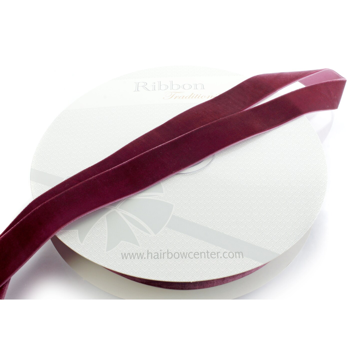1&#x22; Velvet Ribbon (5yd &#x26; 25yd Spool Lengths)