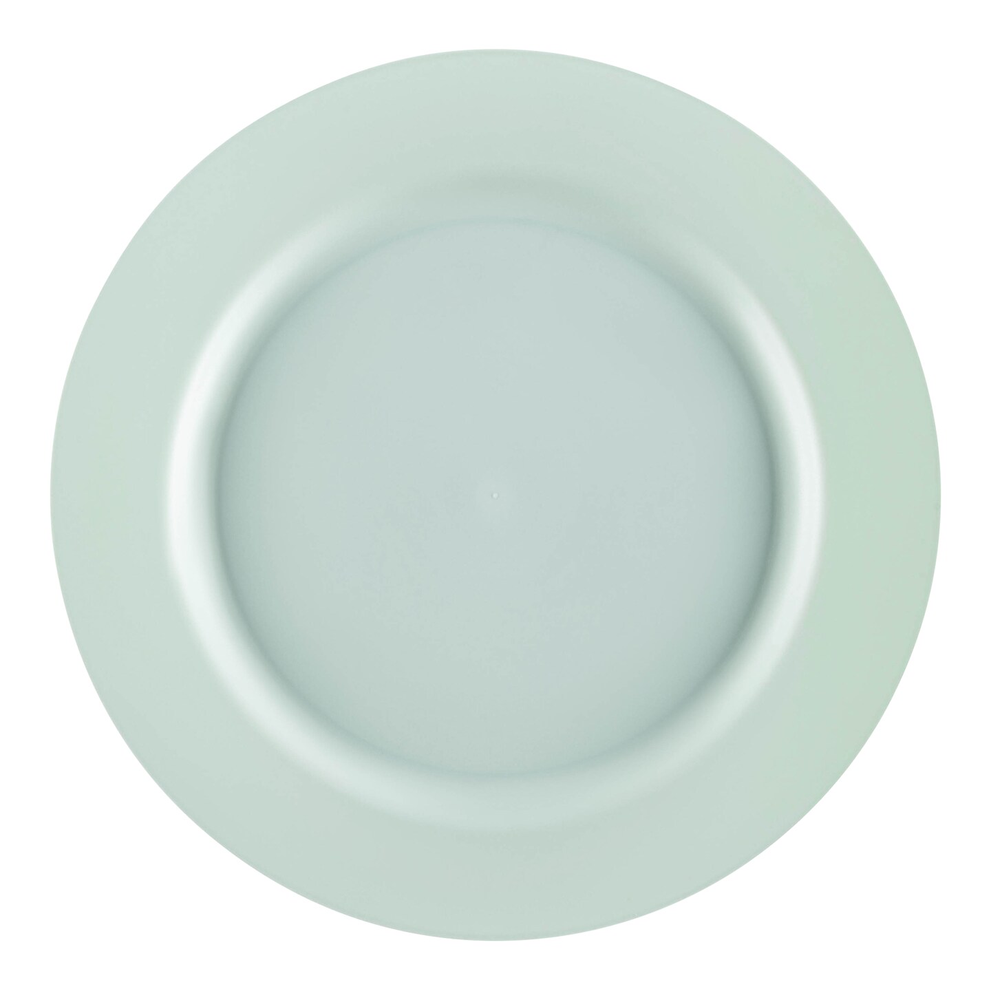 Matte Turquoise Round Disposable Plastic Appetizer/Salad Plates - 7.5&#x22; (120 Plates)
