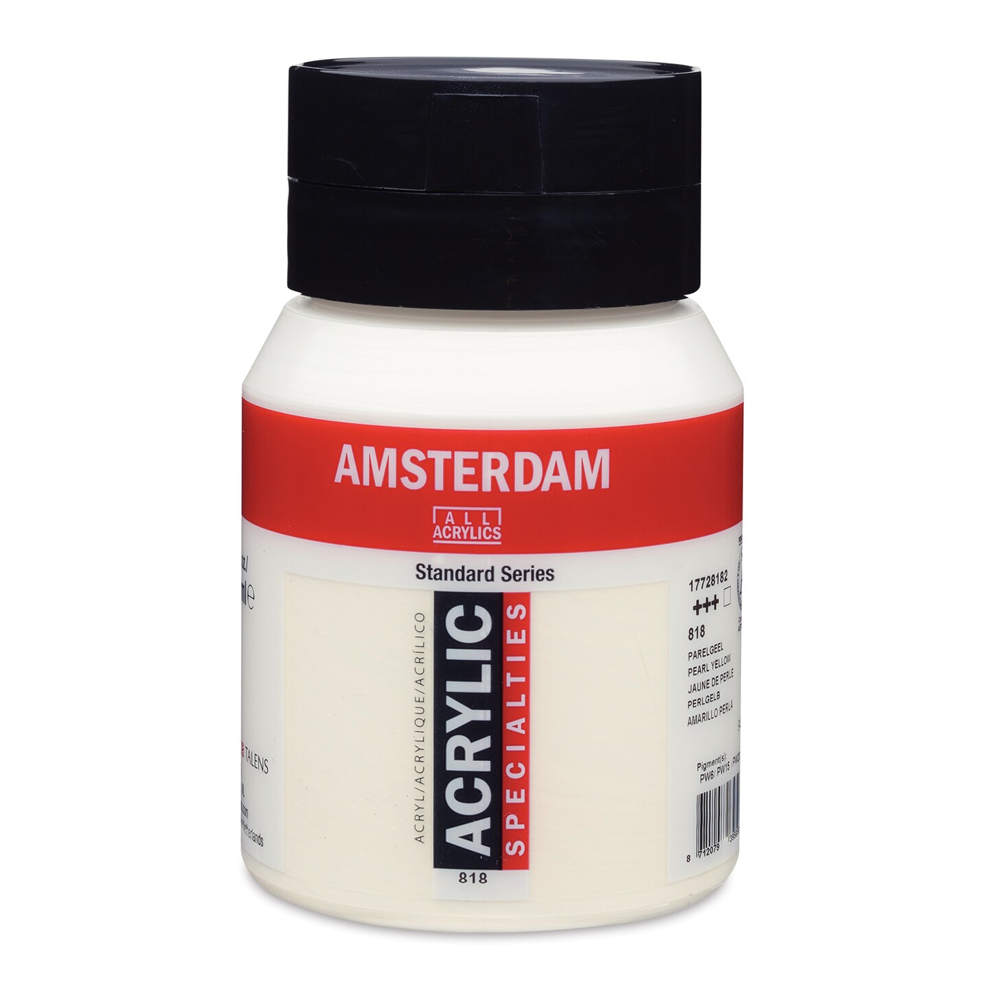 Amsterdam Standard Series Acrylic - Pearl Yellow, 500 ml bottle
