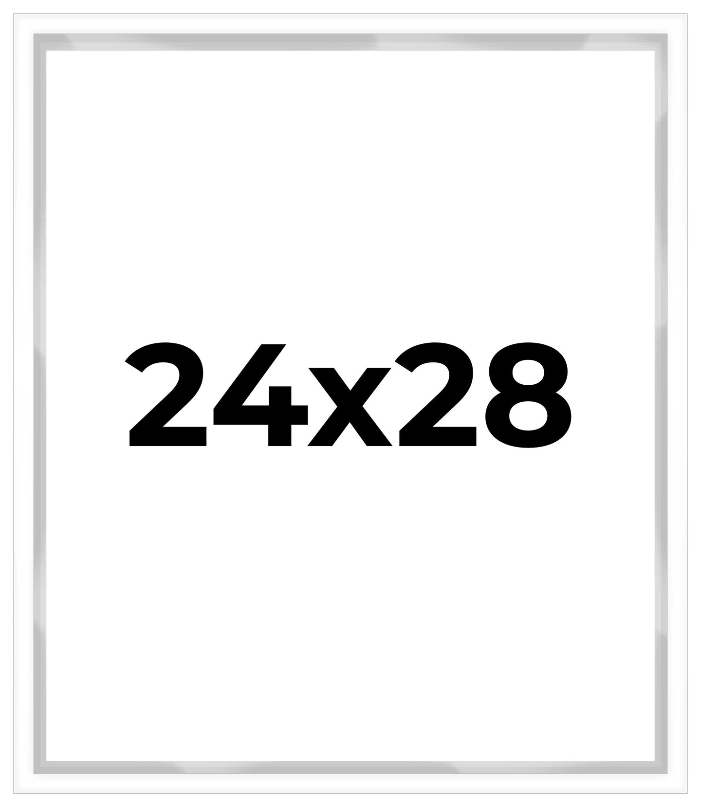 Shadow Box 3/4" Depth White Picture Frame - UV Acrylic, Backing, Hanging Hardware