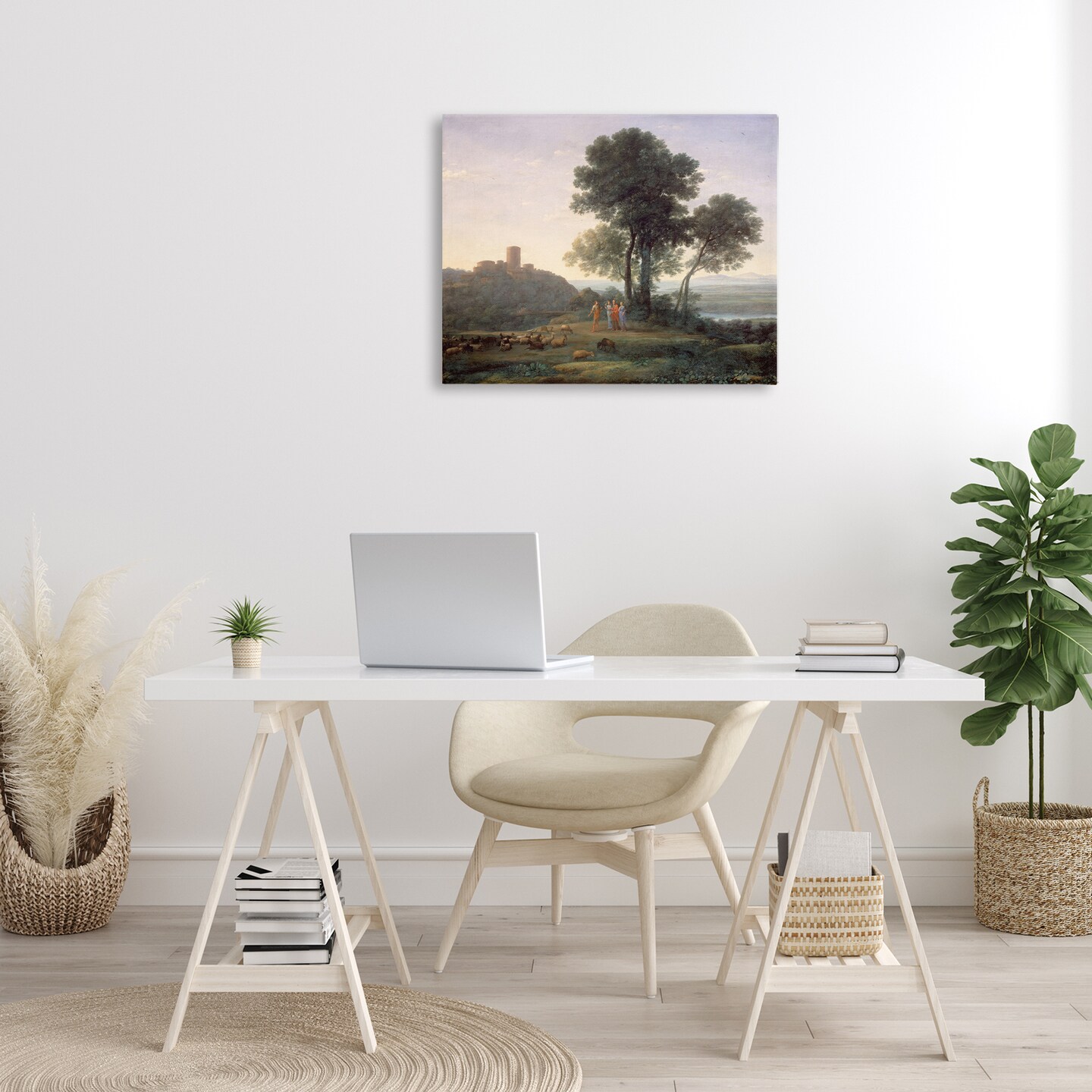 Stupell Industries Classic Claude Rural Landscape Canvas Wall Art Design by one1000paintings
