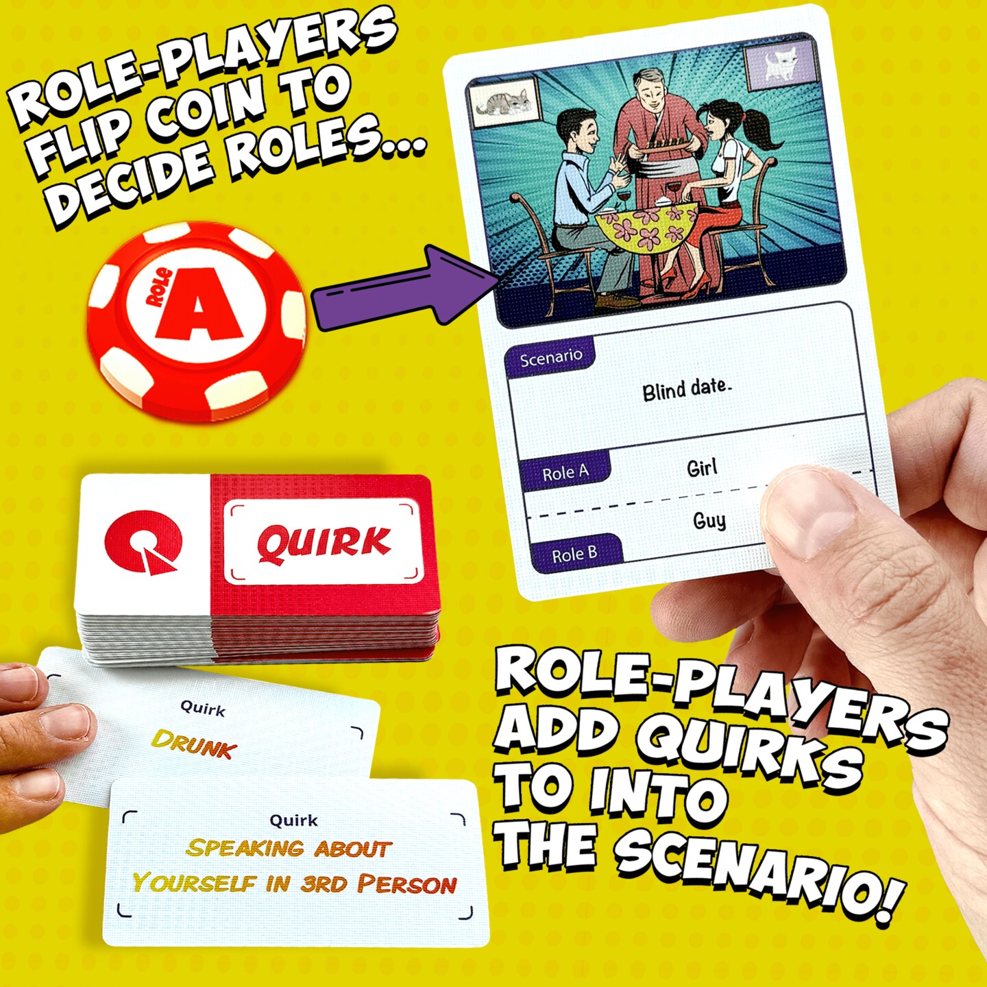 Drama Mayhem Funny Adult Card Game for Charades