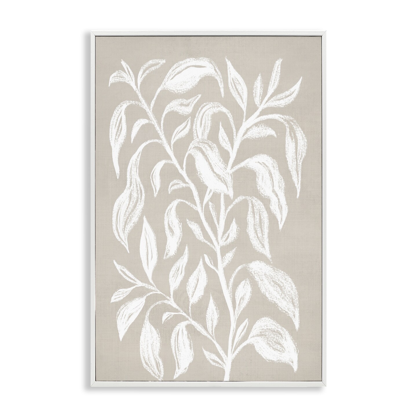 Stupell Industries Chalk Sketch Botanicals Framed Giclee Wall Art Design by Martina Pavlova