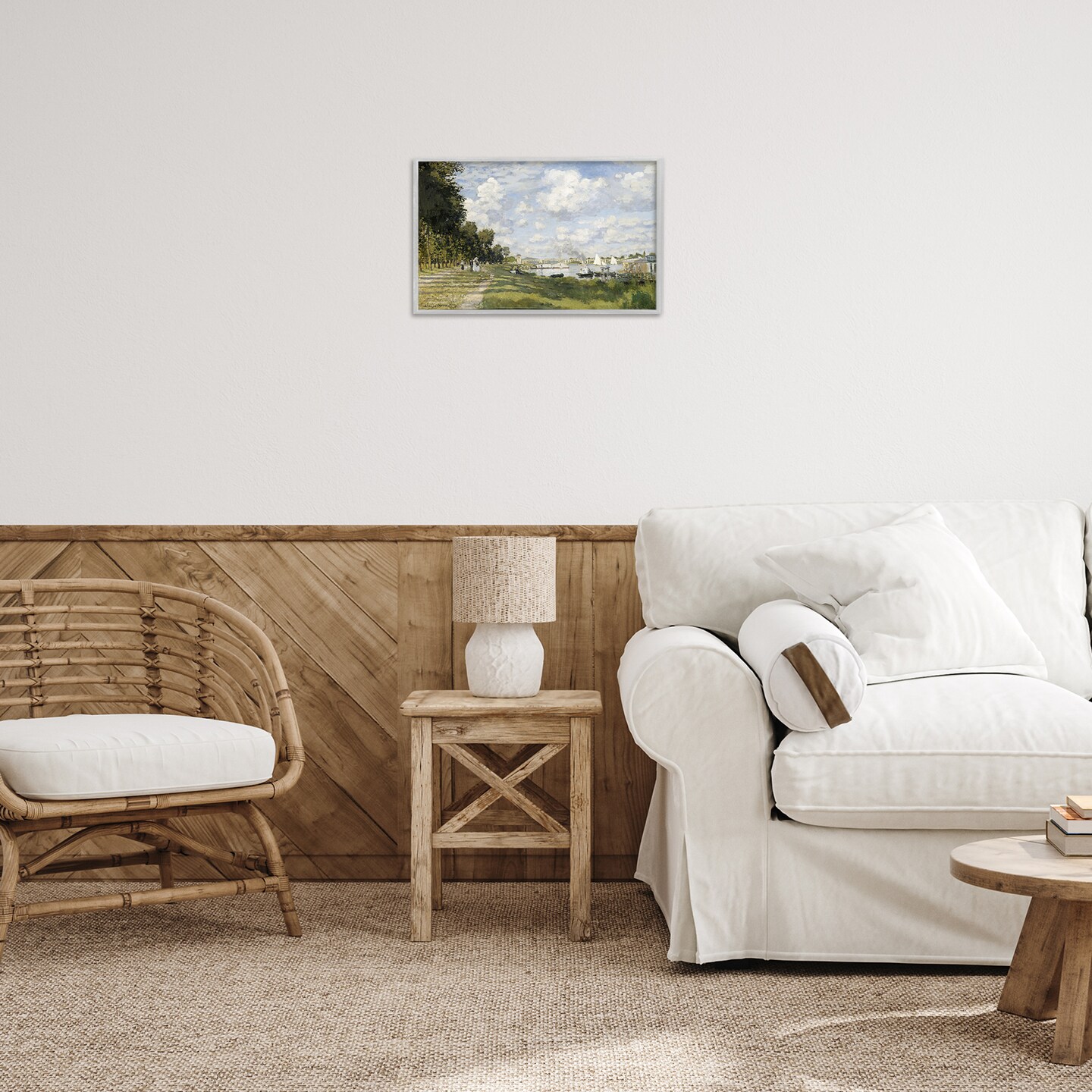 Stupell Industries Classic Monet Bassin d'Argenteuil Framed Giclee Wall Art Design by one1000paintings