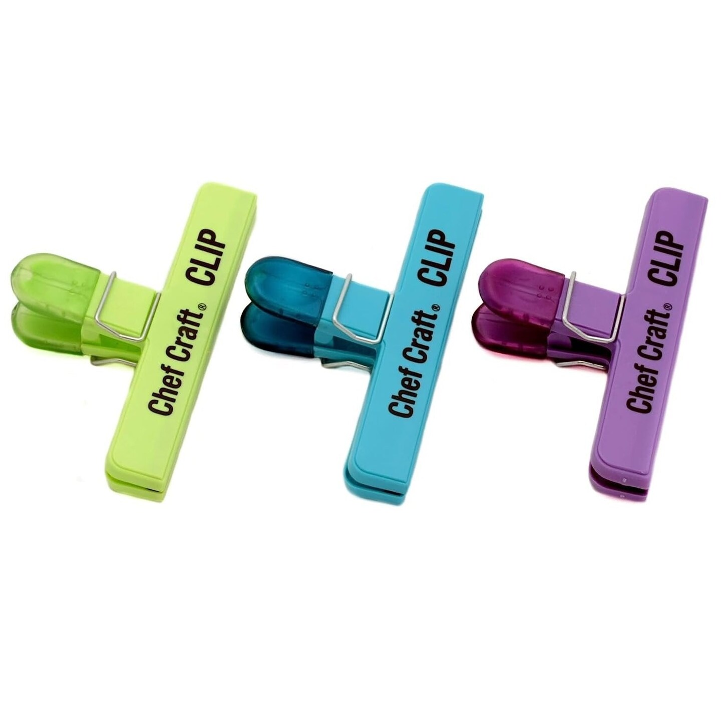 Chef Craft Large 6-Inch Bag Clip, Chip Sealing Clip - Random Pastel Color