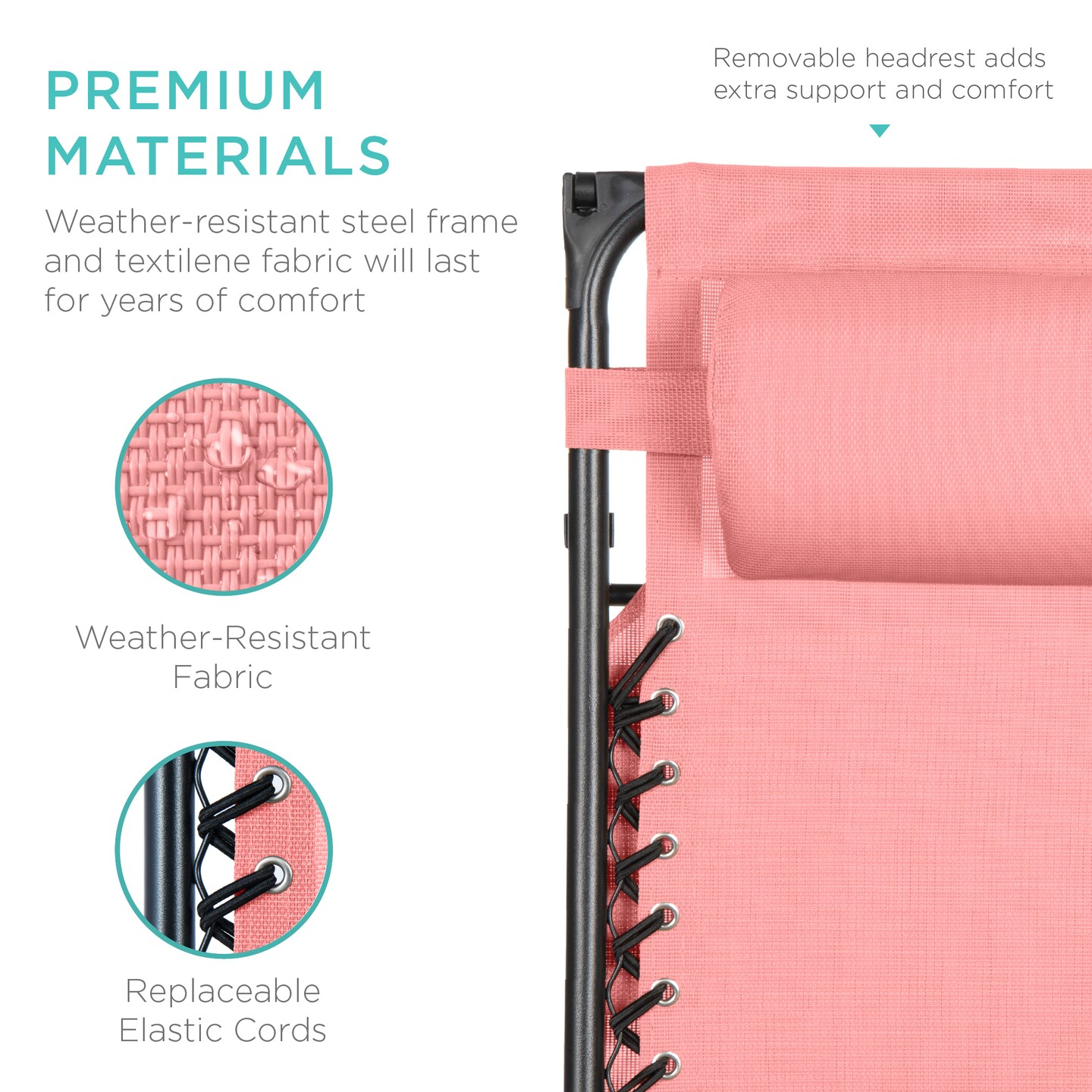 Best Choice Products Folding Zero Gravity Recliner Patio Lounge Chair w/ Canopy Shade, Headrest, Tray