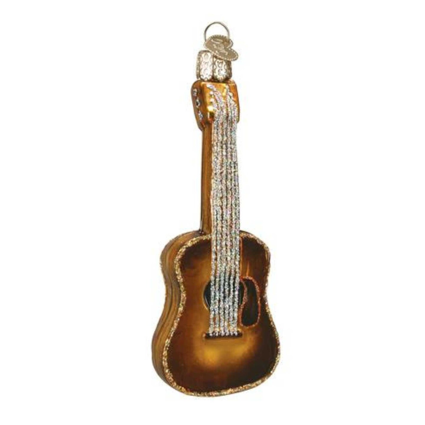 Old World Christmas 4.75 In Guitar Christmas Tree Ornament , Ornament Instrument Country
