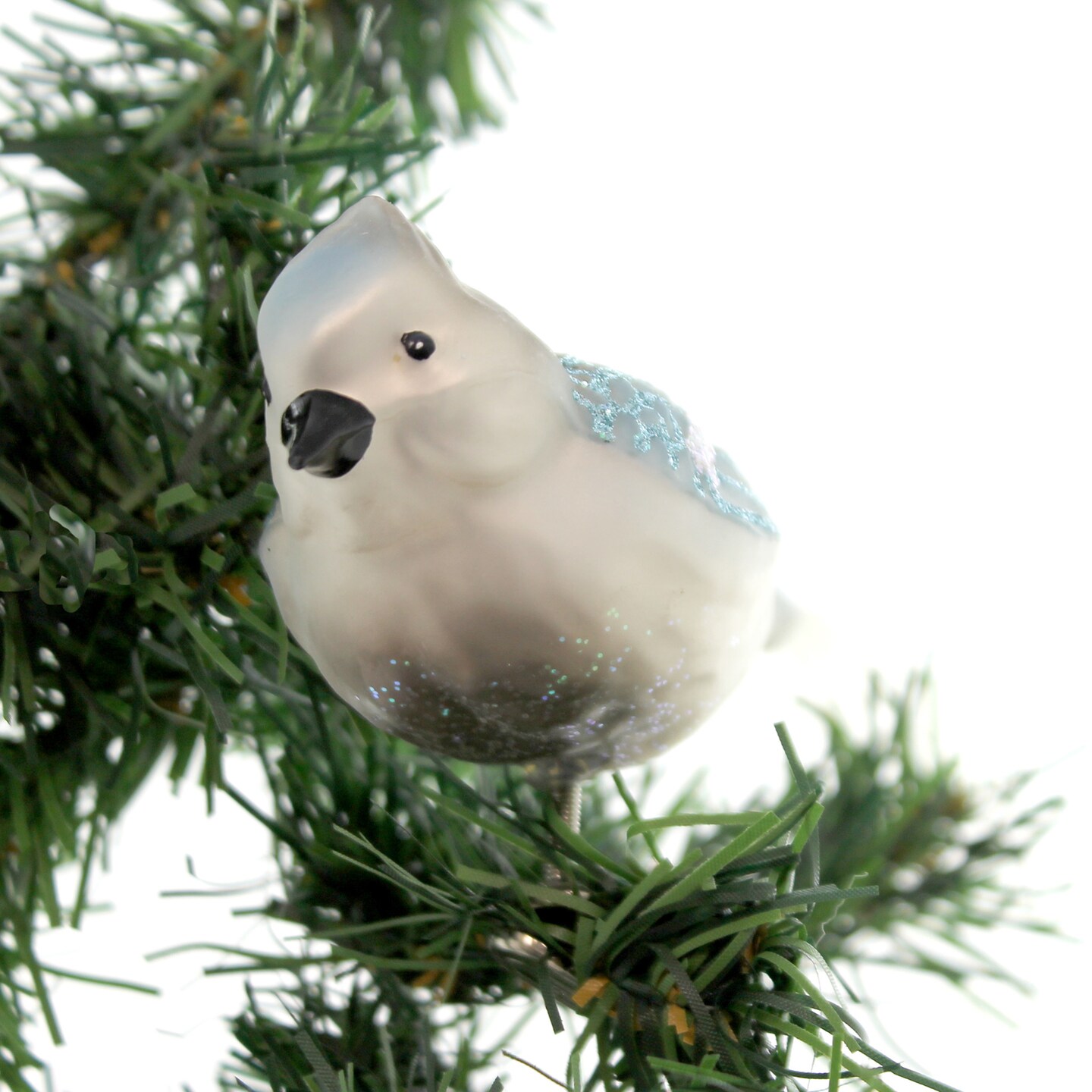Old World Christmas 3.0 Inch Blue Jay Tree Ornament , Bird