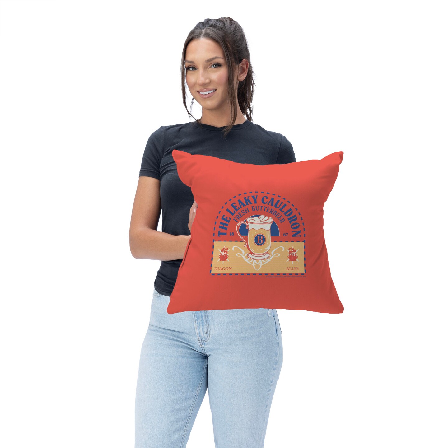 Warner Brothers Harry Potter Throw Pillow 18X18 Inches