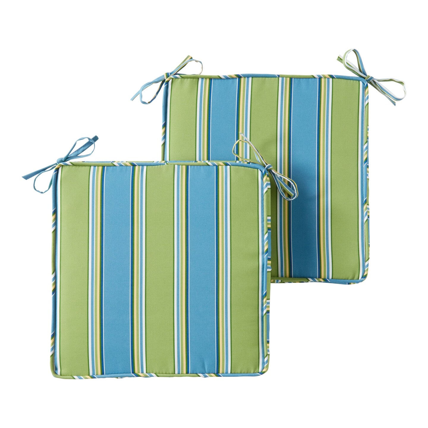 18 in. Square Outdoor Dining Seat Pad (2-Pack)