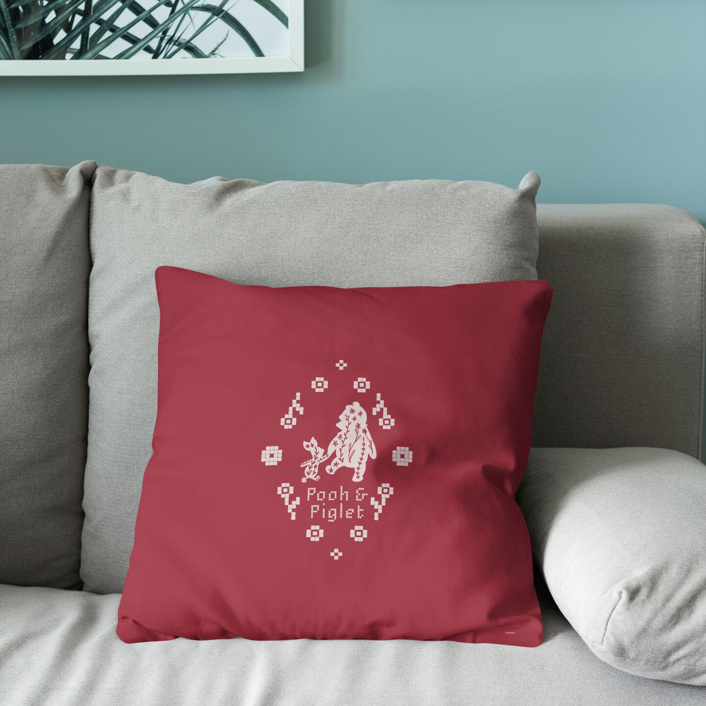 Disney Winnie the Pooh Throw Pillow 18X18 Inches