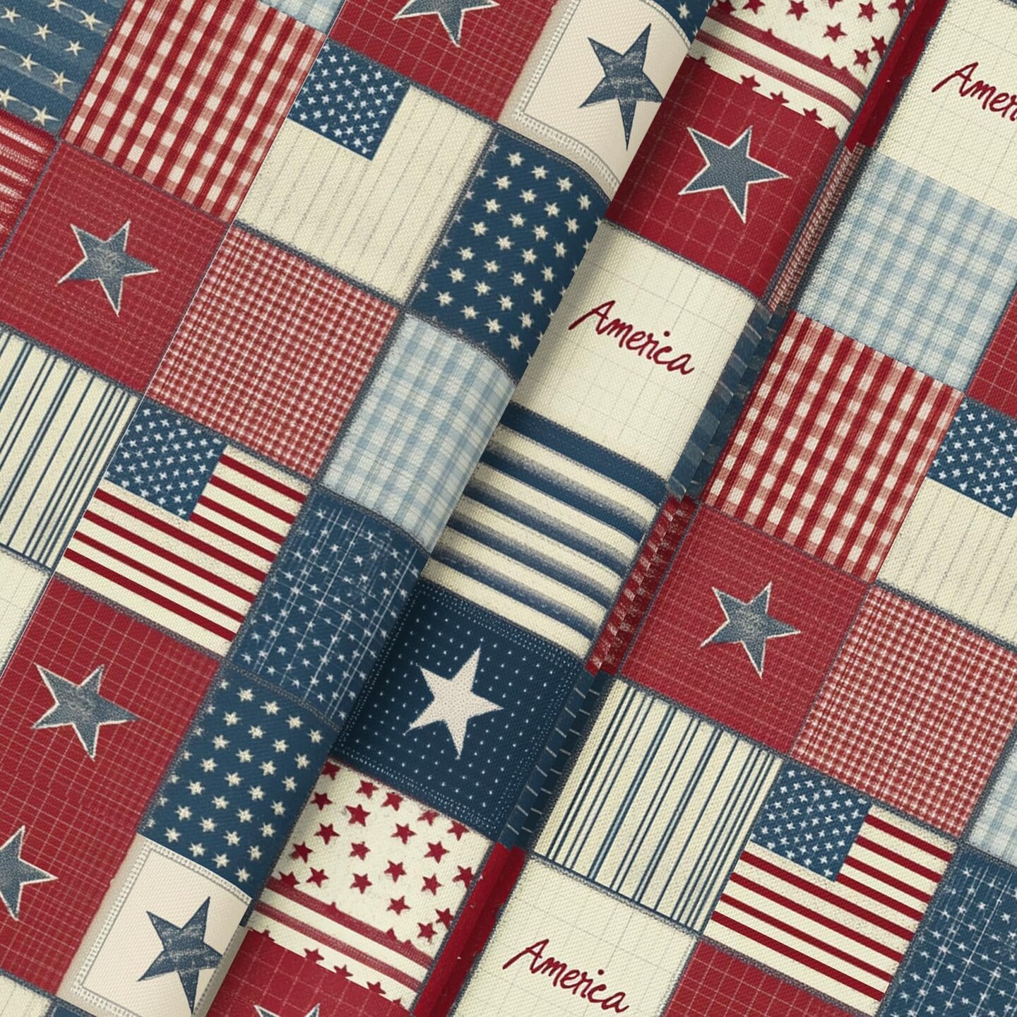4th of July Tablecloth 60&#xD7;84 Inch Rectangular