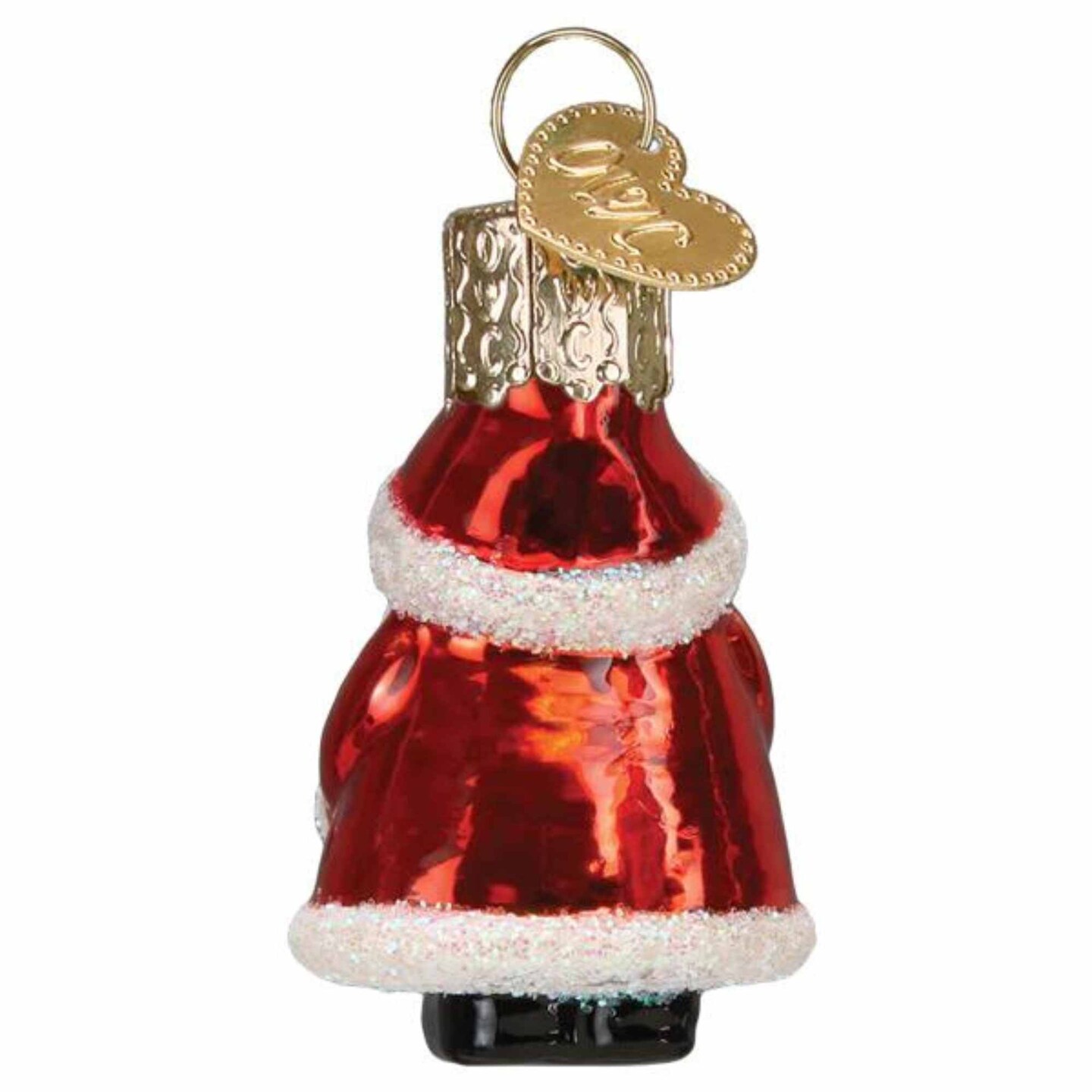 Old World Christmas 1.5 Inch Mini Santa Tree Ornament , Gumdrops Collection Jolly St Nick