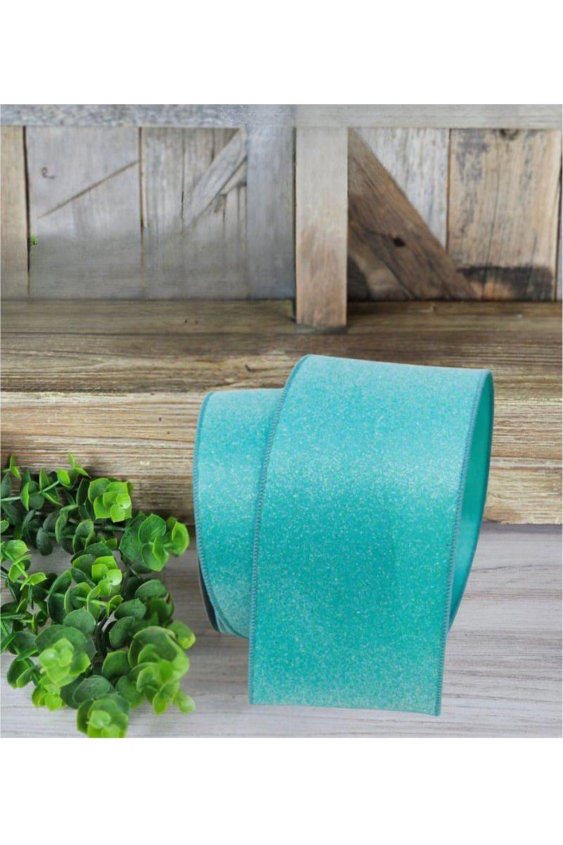 4&#x22; Sugar Candy Ribbon: Teal (10 Yards)