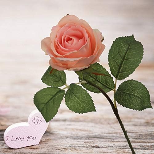 Rose Revival: 20" Silk Pink Rose Bud Stem - 12 Piece Set - Perfect for Spring and Summer Celebrations and Festivals