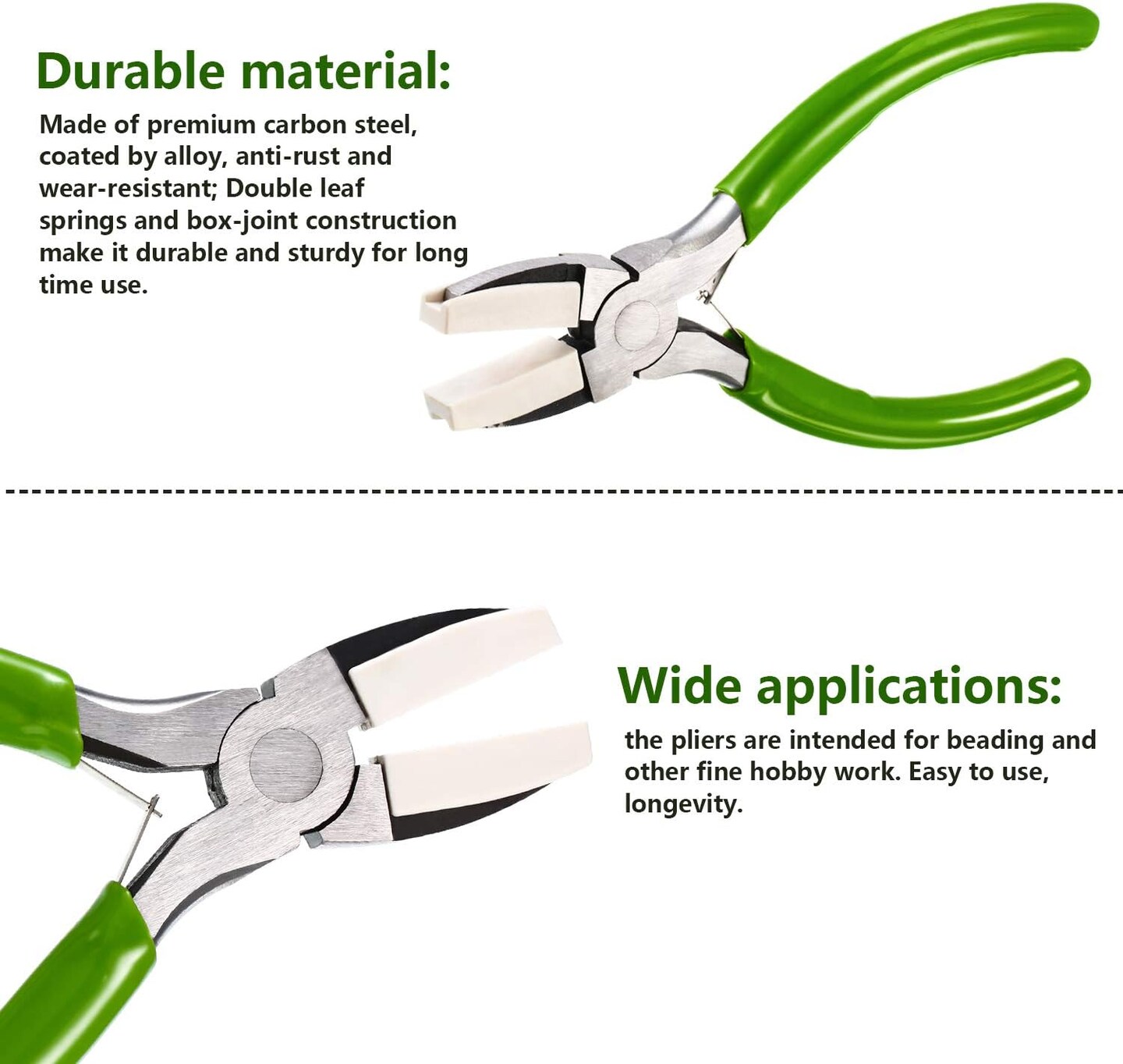 2 Pieces Jewelry Making Tool Bail Making Pliers 6 in 1 Jewelry Pliers Wire Bending Pliers for Beading Looping Shaping Wire DIY Crafts