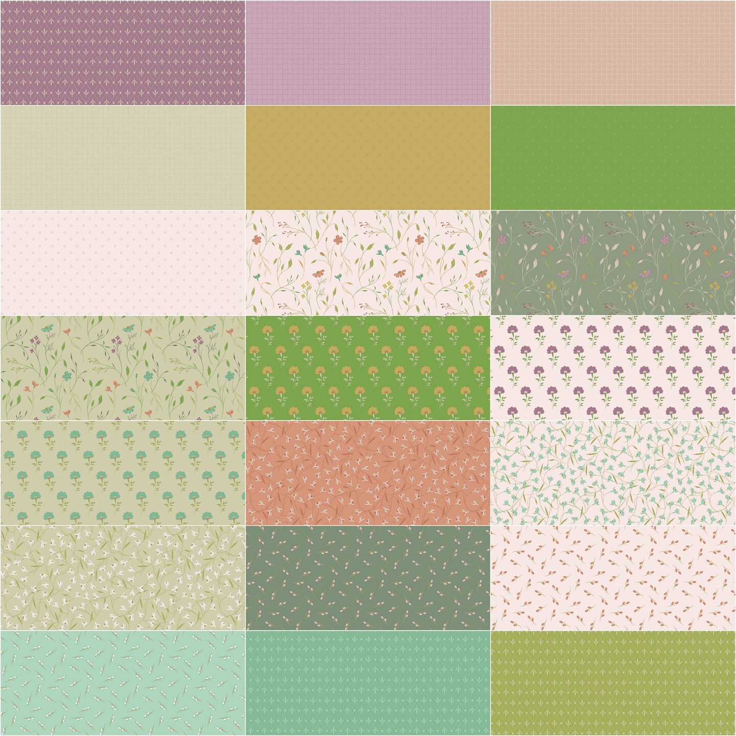 Threads of Grace 5&#x22; Square Pack (Charm Pack / 5&#x22; Stacker) by Kassidy Grace for Riley Blake (5-16820-42)