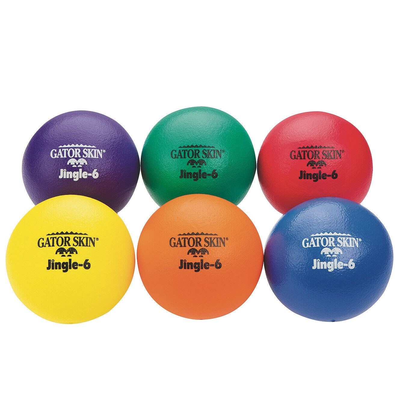Gator Skin&#xAE; Jingle Balls, 6&#x22; Assorted Colors (Set of 6)