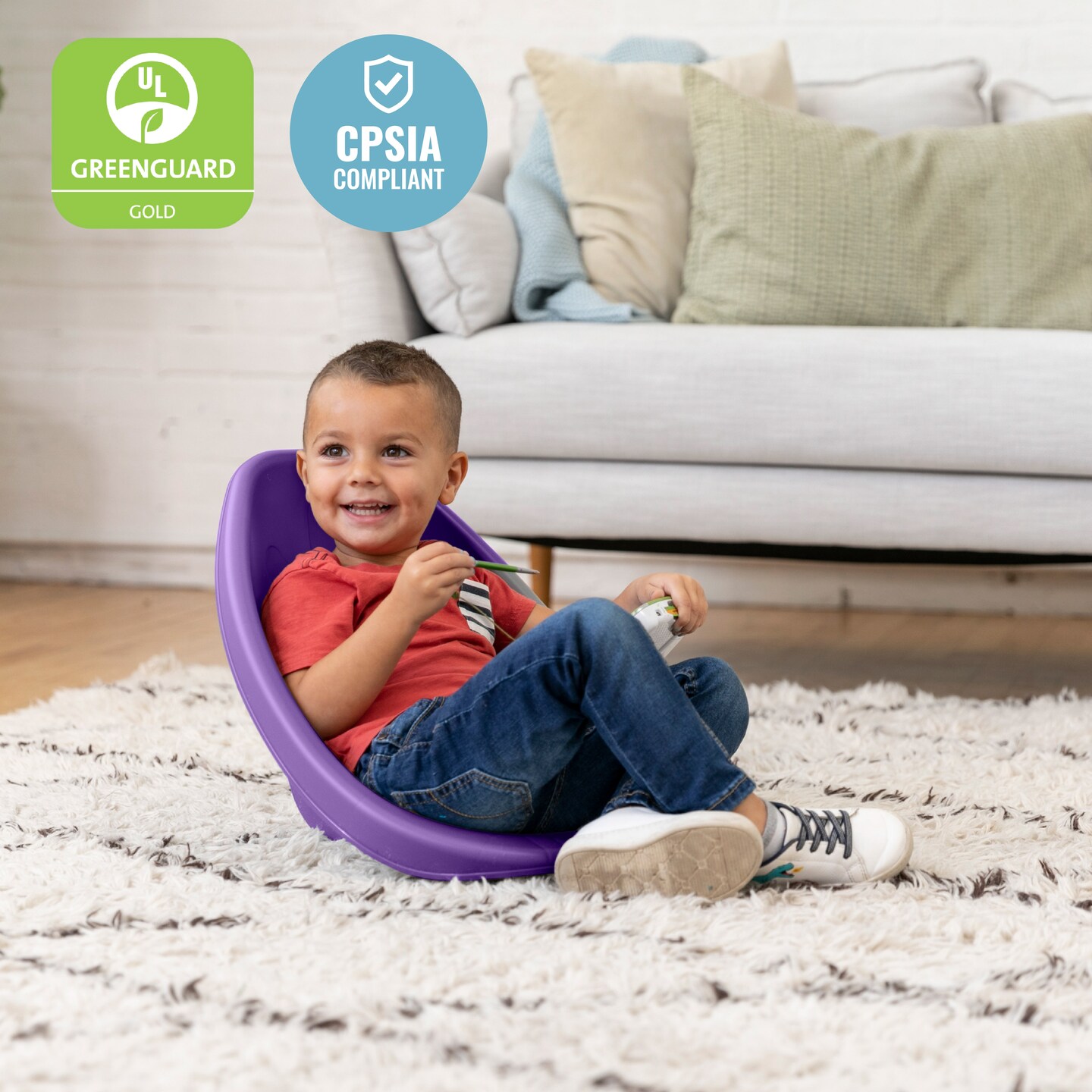 Leaf Floor Seat, Rocker Chair, 6-Piece