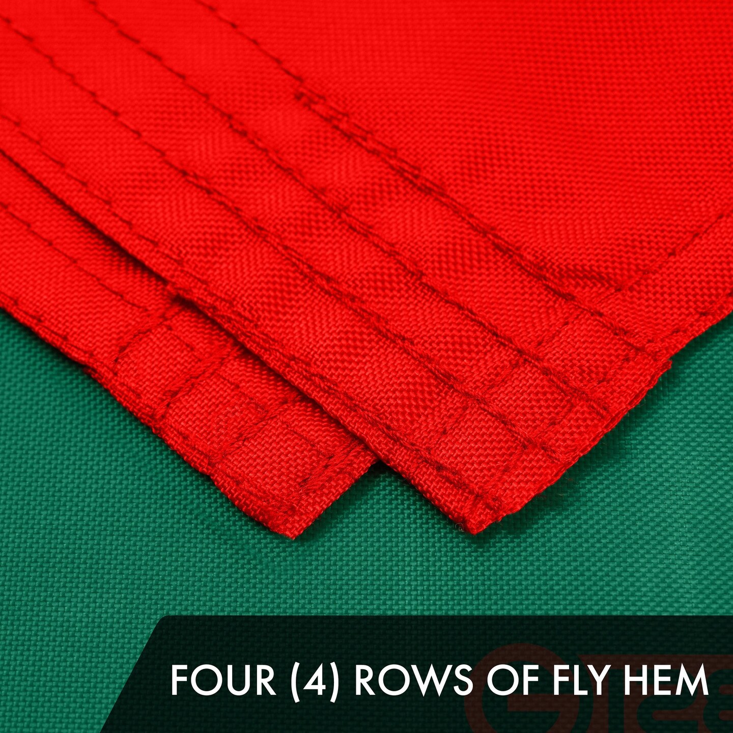 G128 Combo Pack: American USA Flag 1x1.5 Ft & Mexico Mexican Flag 1x1.5 Ft | Both ToughWeave Series Embroidered 300D Polyester, Embroidered Design, Indoor/Outdoor, Brass Grommets