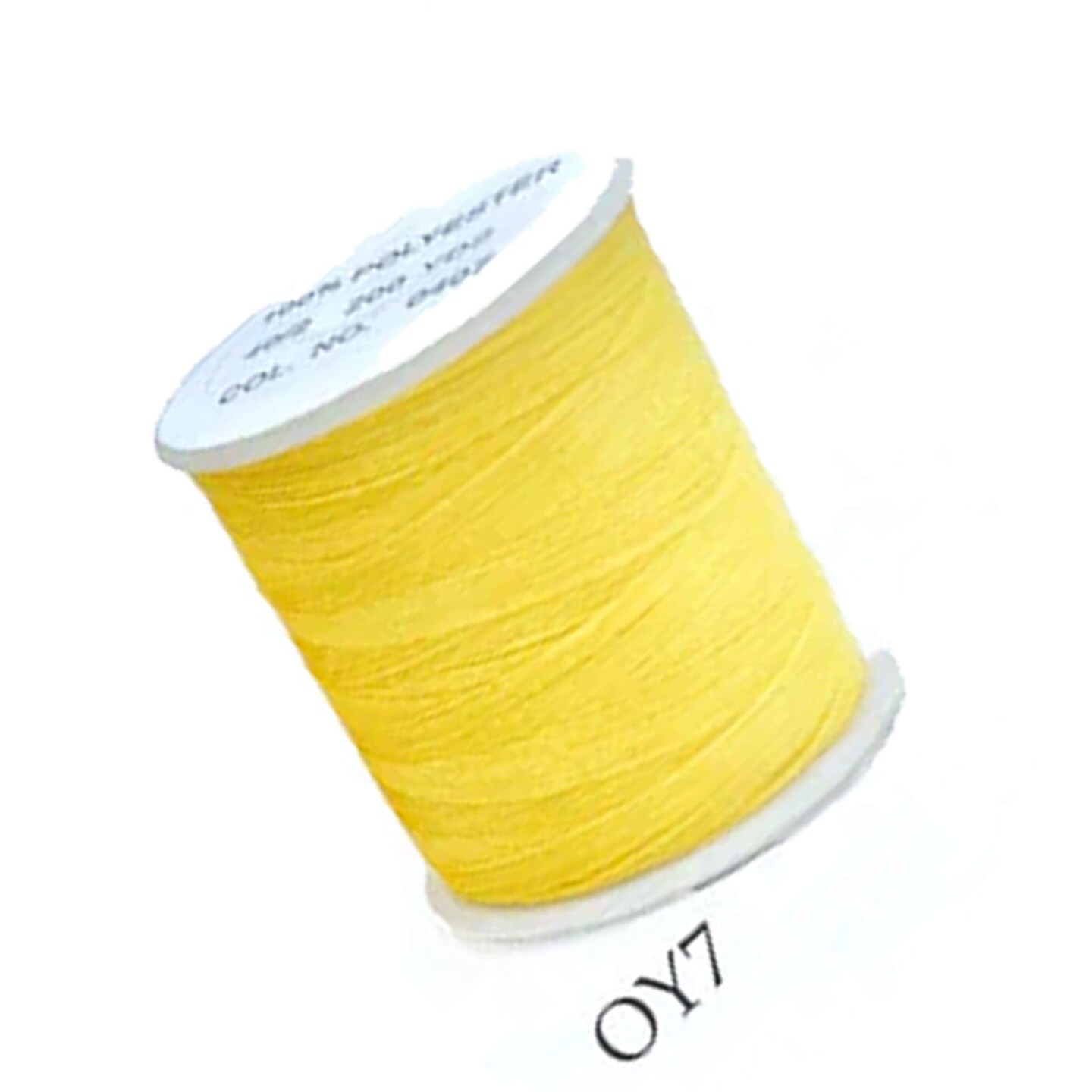 200 Yards Small Spool Polyester Thread Orange or Yellow for Home and Craft Use