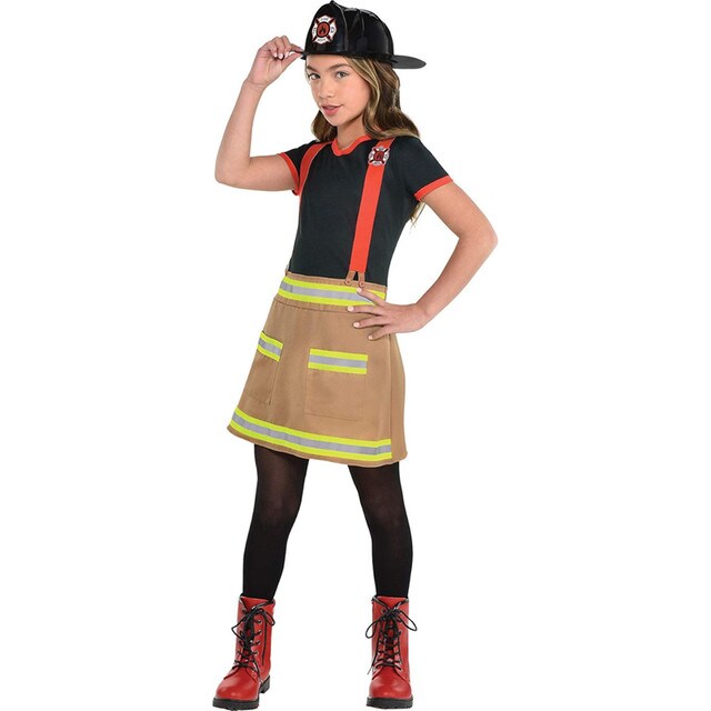 Wild Fire Firefighter Halloween Costume for Girls